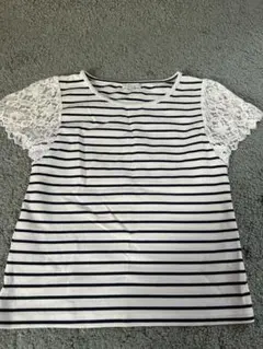 earth music&ecology ボーダーTシャツ