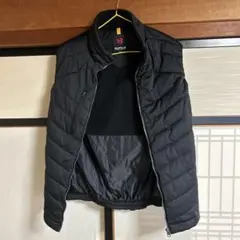 BURTLEブラック キルティングベスト L