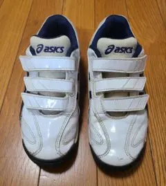 asics 野球アップシューズ ホワイト/ネイビー21cm