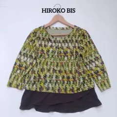 HIROKO BIS 七分袖 トップス 11号 L 総柄 ブラウス トップスのサムネイル