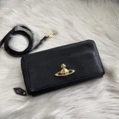 ヴィヴィアン ショルダーバッグ Executive ロングウォレット レザー