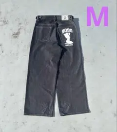 9090 Sexy Logo Denim Pants