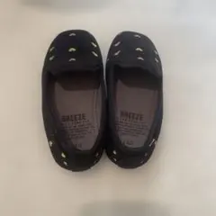 BREEZE スリッポン 14.0 黒 ハート刺繍