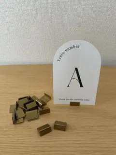 真鍮カードスタンド　20個セット