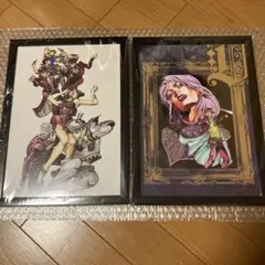 ジョジョの奇妙な冒険　額付きポスター　オールスター　承太郎　ディオ　2枚セット