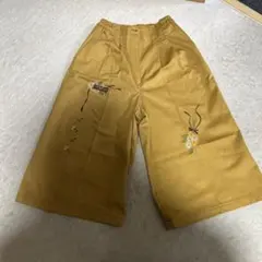 花柄 ワイドパンツ