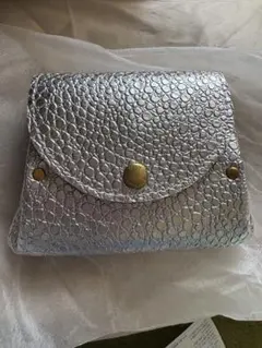 シルバー　アコーディオン財布Yuich Tachikawa 新品未使用