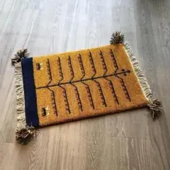 新品 高級手結び絨毯 GABBEH ギャッベ ラグ 40×40cm No 43 - メルカリ