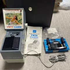 スライド映写機　ツインキャビン グレー　美品のサムネイル