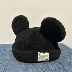 東京ディズニーリゾート ミッキー耳帽子　ボアキャップ
