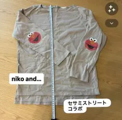 niko and... セサミストリート エルモ 長袖Tシャツ