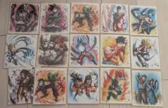 ドラゴンボール　和風アート　色紙15枚まとめ売り