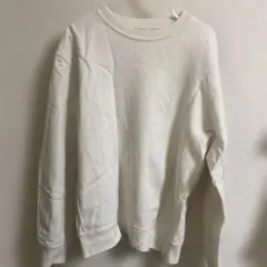 ユニクロ スウェットシャツ オフホワイト