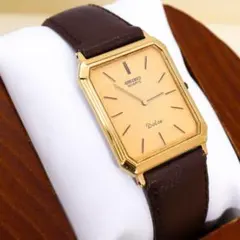 稼働 SEIKO Dolce 腕時計 ゴールド SGP30 スクエア 3417