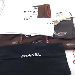 COACH 　9枚　CHANEL 1枚　収納　保存　巾着袋 セット