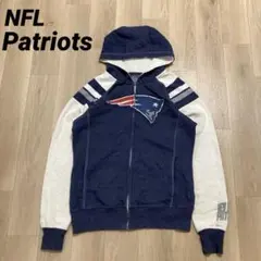 NFL ペイトリオッツ ジップパーカー 実寸S-M y2k ジャストサイズ