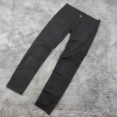 ★b274 UNIQLO【M】ローウエスト ストレッチ スキニーパンツ 黒