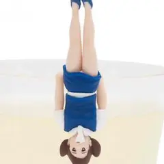 コップのフチ子2 ネイビー 逆さ直立フチ子