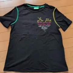 ウォルト・ディズニー 名言プリント Tシャツ　ディズニーTシャツ　ベネトン