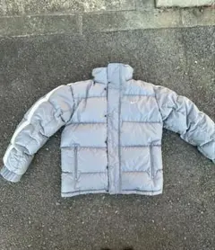 NIKE ダウンジャケット　銀タグ　ホワイトグレー