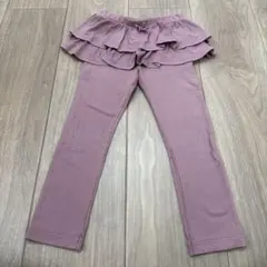 【ユニクロ❣️】フリル付きロングパンツ　110