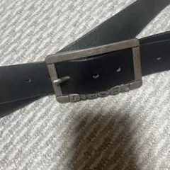 DIESEL 黒 レザーベルト