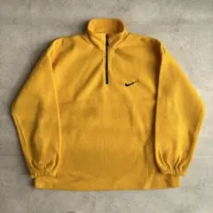 90s NIKE イエローフリースジャケット USA製 L