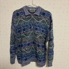 COLLEGE by Marcazzani ブルー系 セーター