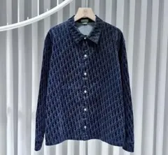Dior オブリーク デニムシャツジャケット ベルベットのサムネイル