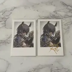 にじさんじ 小柳ロウ 箔押し ウェルカム チェキ レア Dytica サイン入り