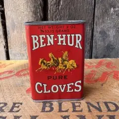1950s USA vintage】BEN-HUR ベンハー スパイス缶 - メルカリ