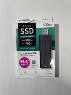 未開封　I-O DATA 500GB SSPS-US500GR