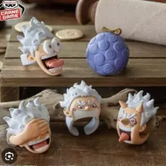 ワンピース フィグリング！-モンキー・D・ルフィ- 全5種コンプリートセット