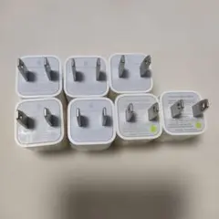 Apple USB電源アダプタ 7個セット ホワイト