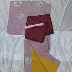 春着物と袋帯のセットアップ