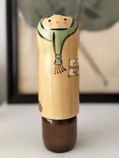 加賀沼勝子 作】創作こけし 22cm 現代こけし