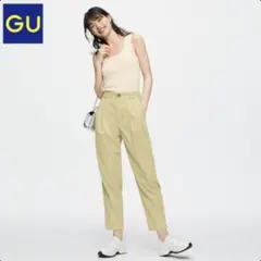 gu ライトコーデュロイタックテーパードパンツ　Mサイズ