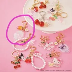 サンリオキャラクターズ　きらきら　フルーツチャーム　マイメロディ