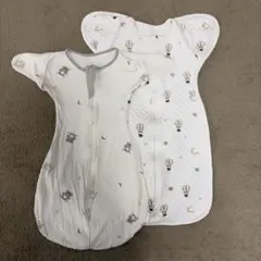 スワドル おくるみ 2枚セット くま柄 気球柄　S.Mサイズ