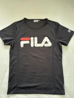 FILA 半袖Tシャツ M 黒　ブラック　レディース