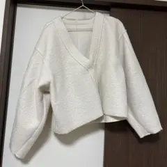 ニットカーディガン ノーカラージャケット