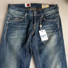 新品未使用♥️G-Star Raw 3301 デニム フェード加工 値引OK