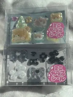 GiGO ミニちゅるシール うるちゅるポップシール miniしばたろず モノクロ