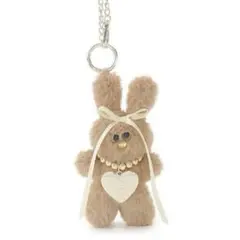 新品　SNIDEL スナイデル　ラヴィーチャーム　ウサギ型ファーキーホルダー