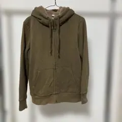 UNIQLO フリースパーカー Mサイズ オリーブ