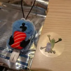 パペットスンスン　スシローコラボ　指人形マスコット　マグロ　ステッカーおまけ