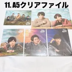 【新品未開封】嵐を旅する展覧会 グッズ A5クリアファイル 集合ソロ 6点セット