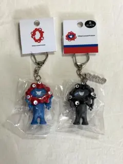 ミャクミャク 黒 ノーマル キーホルダー 2個セット 大阪・関西万博