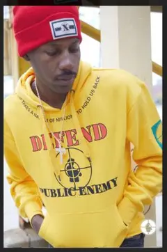 【USA古着】defend brooklyn public enemyparka