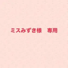 ミスみずき様　専用